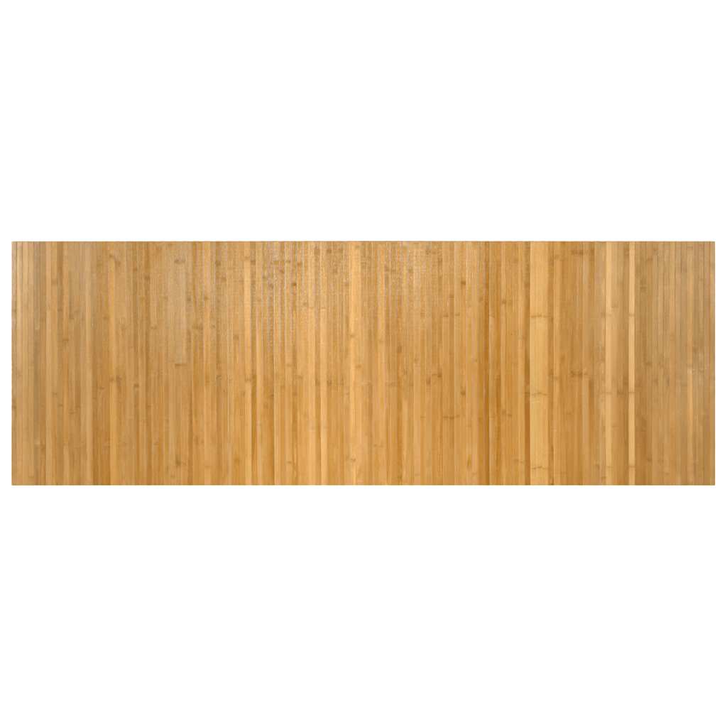 vidaXL Teppich Rechteckig Natur 70x200 cm Bambus