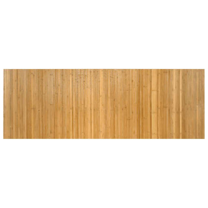 vidaXL Teppich Rechteckig Natur 70x200 cm Bambus