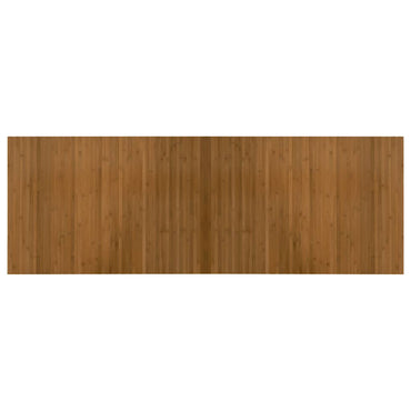 vidaXL Teppich Rechteckig Braun 70x200 cm Bambus