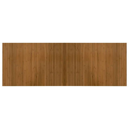 vidaXL Teppich Rechteckig Braun 70x200 cm Bambus