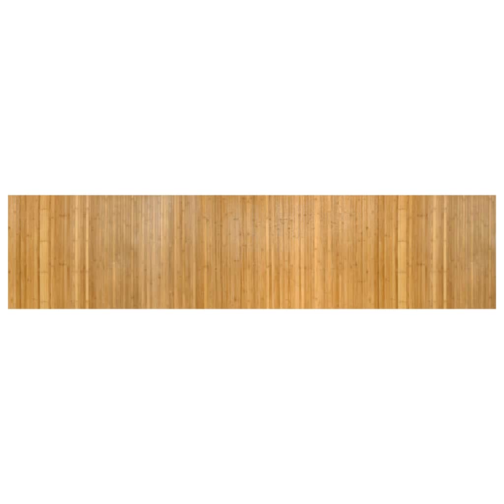 vidaXL Teppich Rechteckig Natur 70x300 cm Bambus