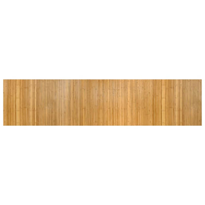 vidaXL Teppich Rechteckig Natur 70x300 cm Bambus