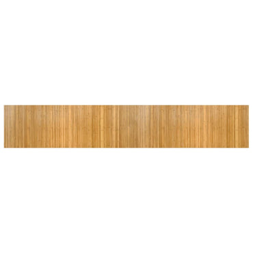 vidaXL Teppich Rechteckig Natur 70x400 cm Bambus
