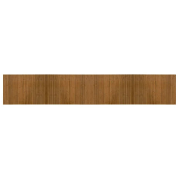 vidaXL Teppich Rechteckig Braun 70x400 cm Bambus