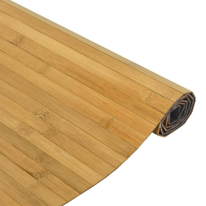 vidaXL Teppich Rechteckig Natur 70x500 cm Bambus