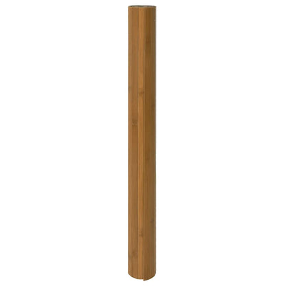 vidaXL Teppich Rechteckig Braun 70x500 cm Bambus