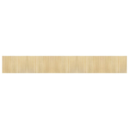 vidaXL Tapis Rectangulaire Nature Clair 70x500 cm Bambou