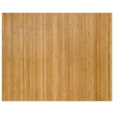 vidaXL Teppich Rechteckig Natur 80x100 cm Bambus