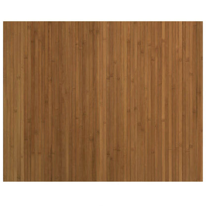 vidaXL Teppich Rechteckig Braun 80x100 cm Bambus