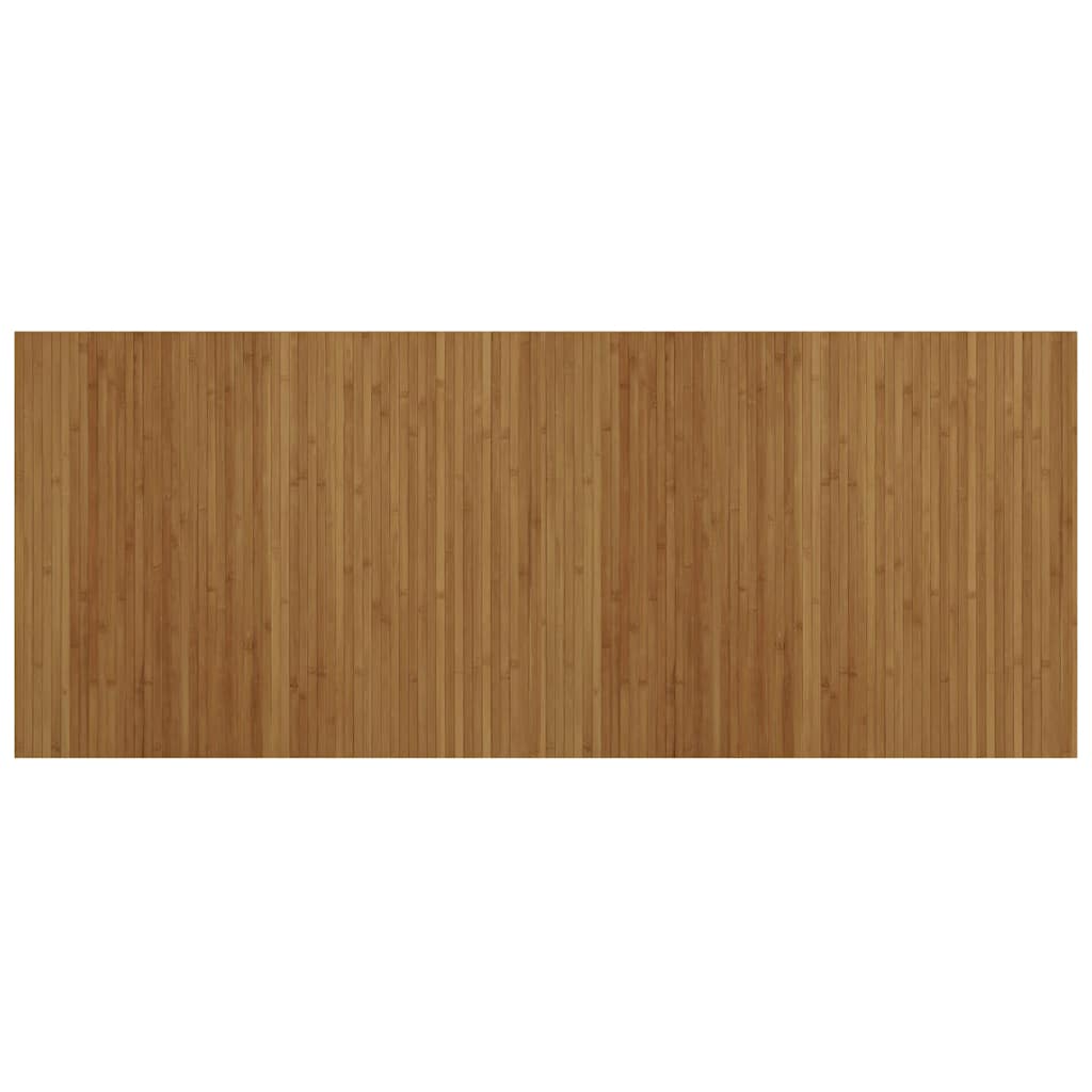 vidaXL Teppich Rechteckig Braun 80x200 cm Bambus