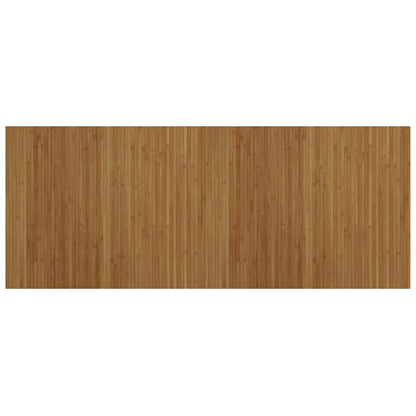 vidaXL Teppich Rechteckig Braun 80x200 cm Bambus