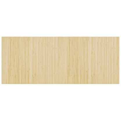 vidaXL Tapis rectangulaire clair naturel 80x200 cm Bambou