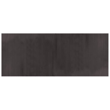 vidaXL Tapis rectangulaire Marron foncé 80x200 cm Bambou