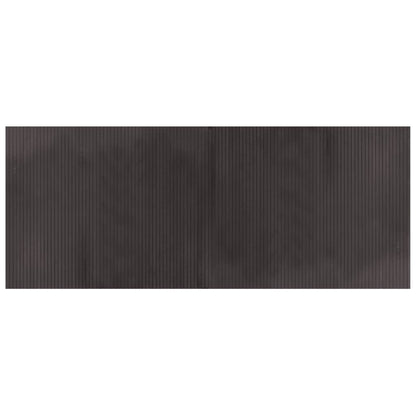 vidaXL Tapis rectangulaire Marron foncé 80x200 cm Bambou