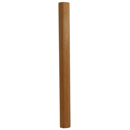 vidaXL Teppich Rechteckig Braun 80x500 cm Bambus