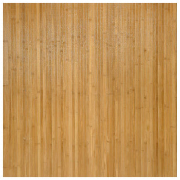 vidaXL Tapis rectangulaire Naturel 100x100 cm Bambou
