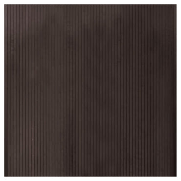 vidaXL Teppich Rechteckig Dunkelbraun 100x100 cm Bambus