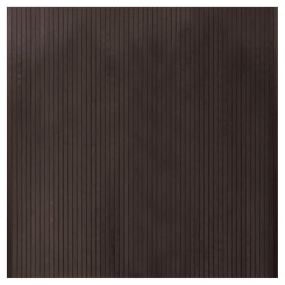 vidaXL Teppich Rechteckig Dunkelbraun 100x100 cm Bambus