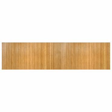 vidaXL Teppich Rechteckig Natur 100x400 cm Bambus
