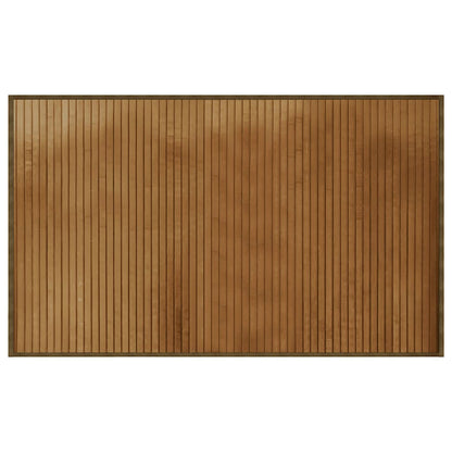 vidaXL Tapis rectangulaire marron 60x100 cm Bambou