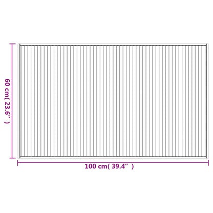 vidaXL Tapis rectangulaire couleur naturelle claire 60x100 cm Bambou