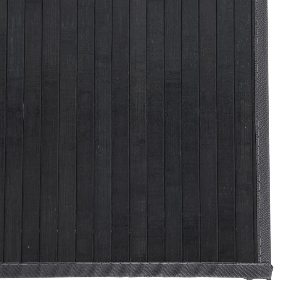 vidaXL Tapis rectangulaire Gris 60x100 cm Bambou