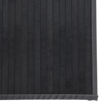 vidaXL Tapis rectangulaire Gris 60x100 cm Bambou