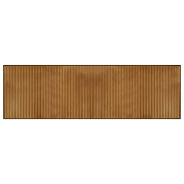 vidaXL Tapis rectangulaire Marron 60x200 cm Bambou
