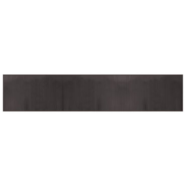 vidaXL Teppich Rechteckig Dunkelbraun 60x300 cm Bambus