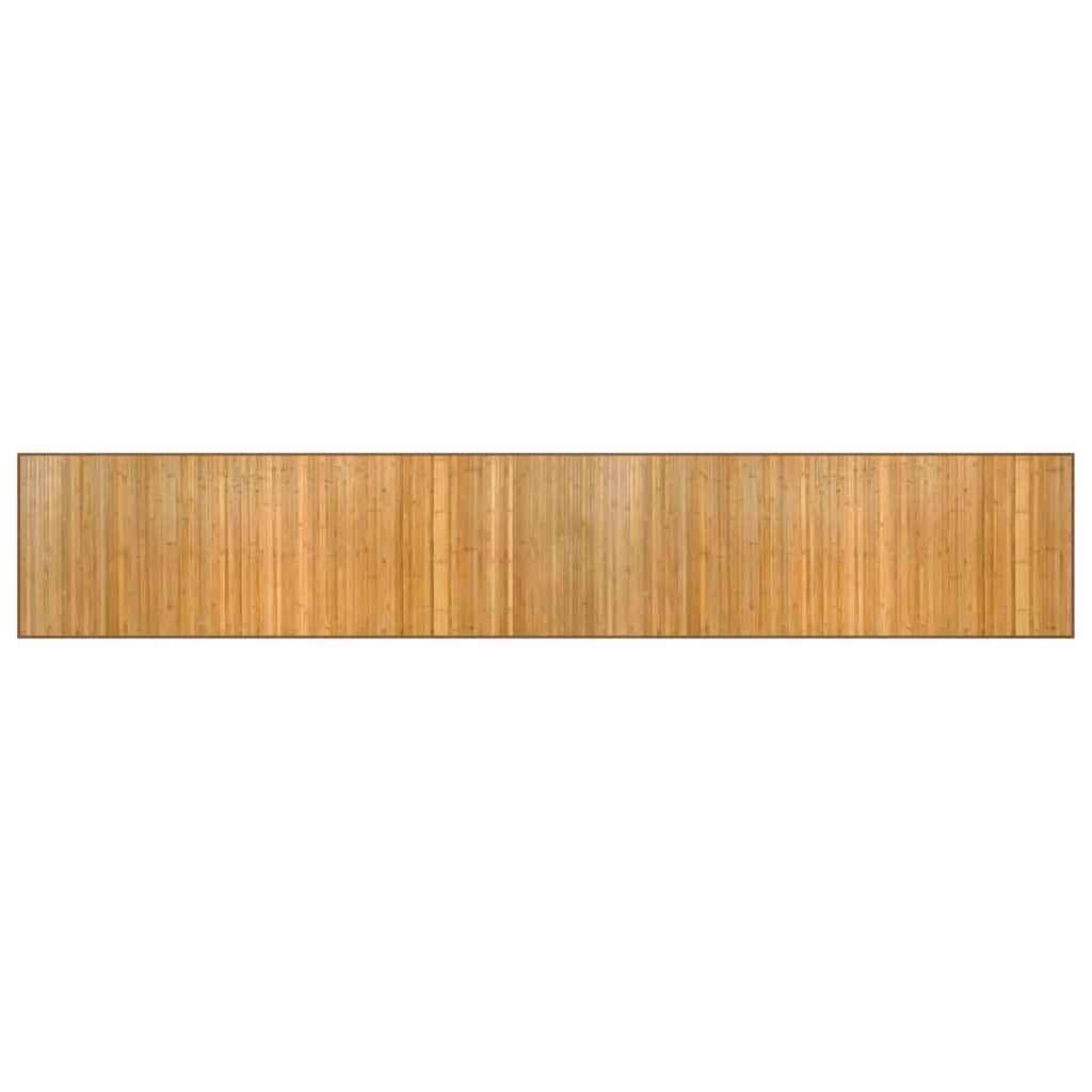 vidaXL Tapis rectangulaire naturel 60x400 cm bambou