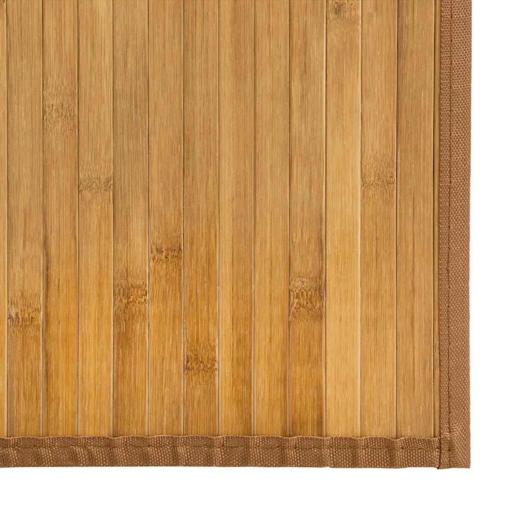 vidaXL Tapis rectangulaire naturel 60x400 cm bambou
