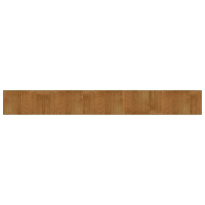 vidaXL Teppich Rechteckig Braun 60x500 cm Bambus