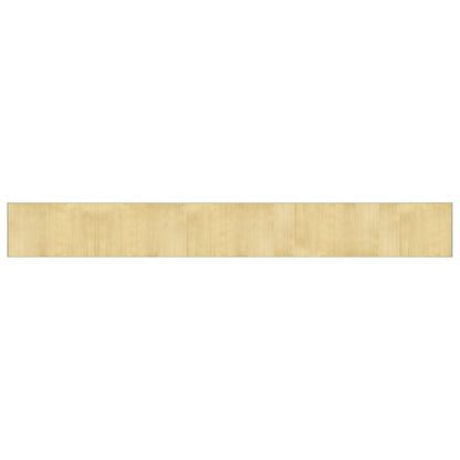 vidaXL Tapis rectangulaire Nature clair 60x500 cm Bambou