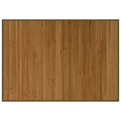 vidaXL Tapis rectangulaire marron 70x100 cm bambou