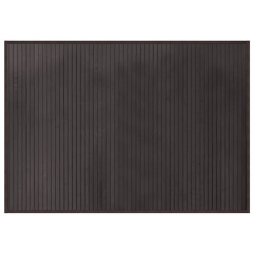 vidaXL Tapis rectangulaire Marron foncé 70x100 cm Bambou