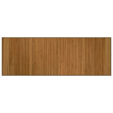 vidaXL Tapis rectangulaire marron 70x200 cm bambou