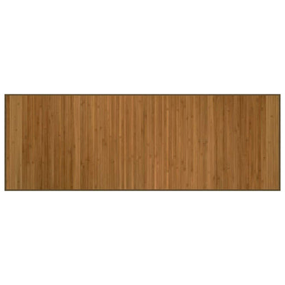 vidaXL Tapis rectangulaire marron 70x200 cm bambou