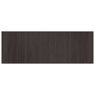 vidaXL Tapis rectangulaire marron foncé 70x200 cm Bambou