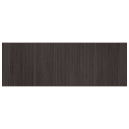 vidaXL Tapis rectangulaire marron foncé 70x200 cm Bambou