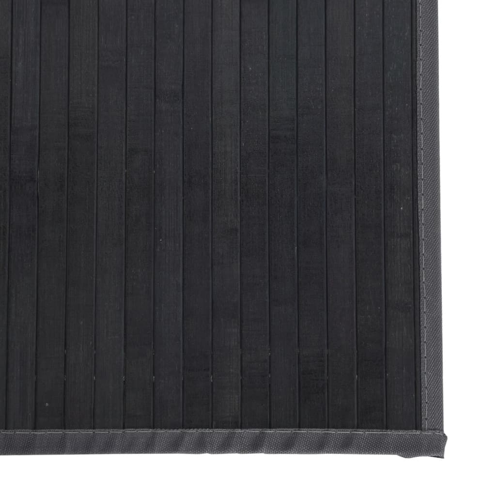vidaXL Tapis rectangulaire gris 70x300 cm bambou