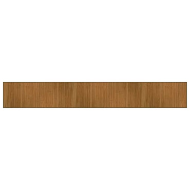vidaXL Teppich Rechteckig Braun 70x500 cm Bambus
