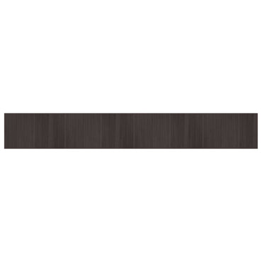 vidaXL Tapis rectangulaire Marron foncé 70x500 cm Bambou