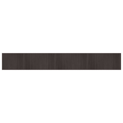 vidaXL Tapis rectangulaire Marron foncé 70x500 cm Bambou