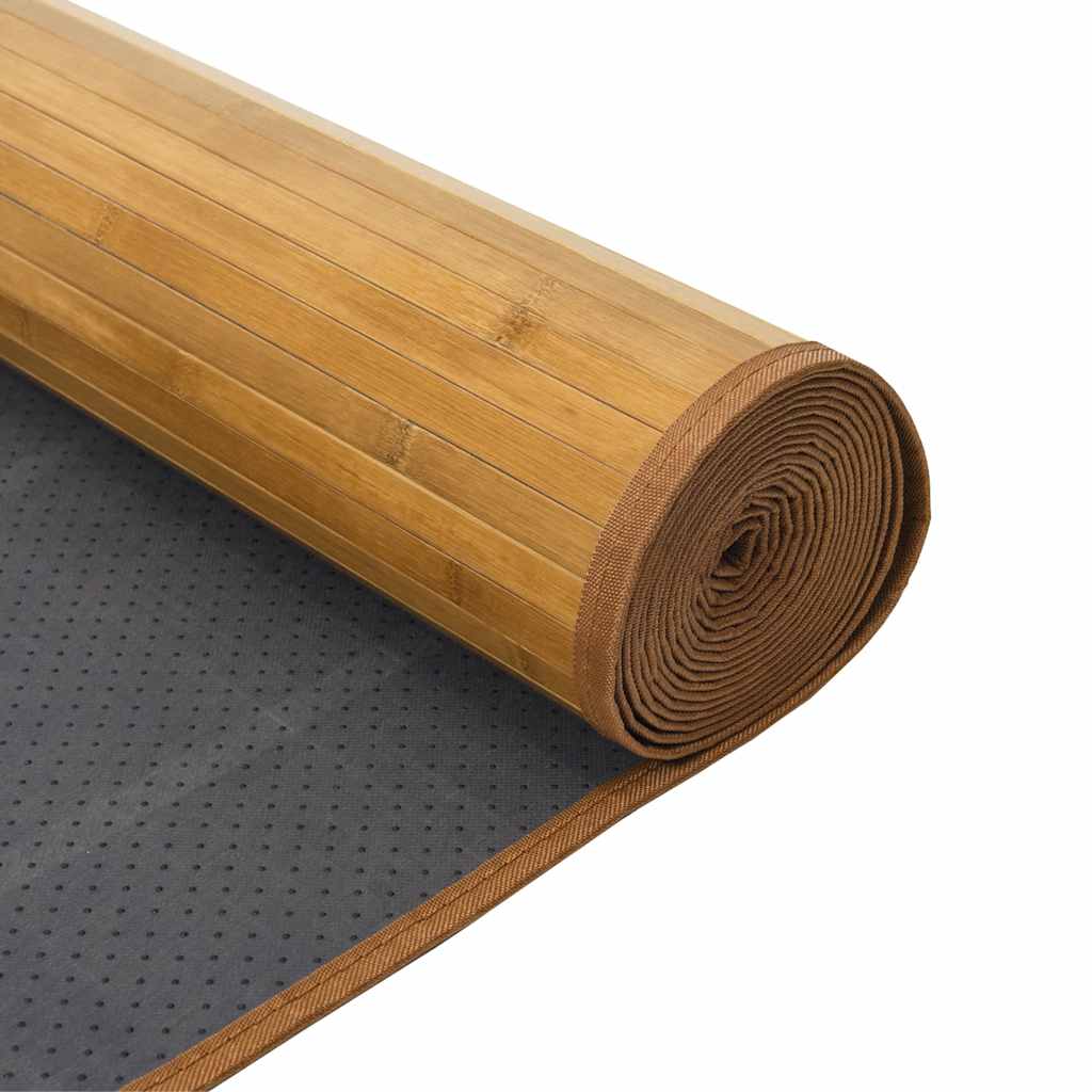 vidaXL Tapis rectangulaire Naturel 70x1000 cm Bambou