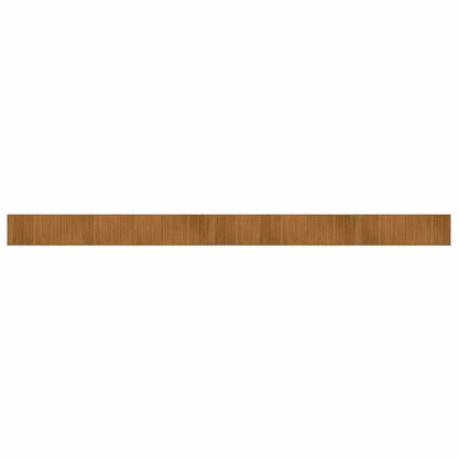 vidaXL Teppich Rechteckig Braun 70x1000 cm Bambus