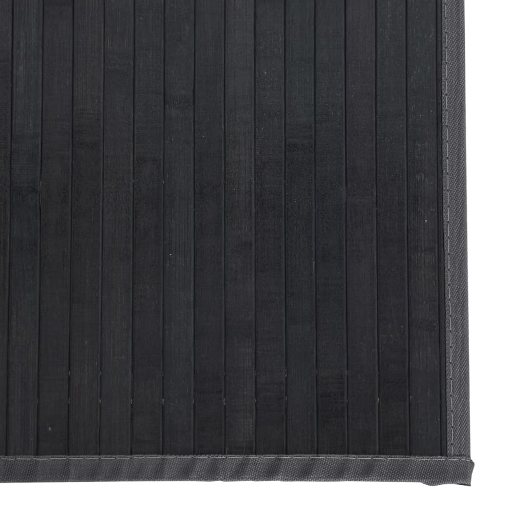 vidaXL Tapis rectangulaire gris 70x1000 cm Bambou