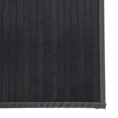 vidaXL Tapis rectangulaire gris 70x1000 cm Bambou