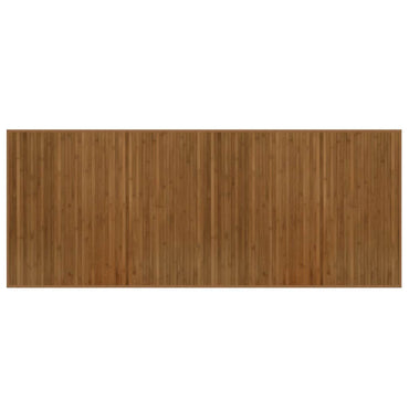 vidaXL Tapis Rectangulaire Marron 80x200 cm Bambou