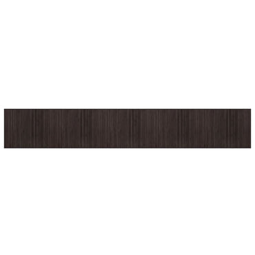 vidaXL Tapis rectangulaire Marron foncé 80x500 cm Bambou
