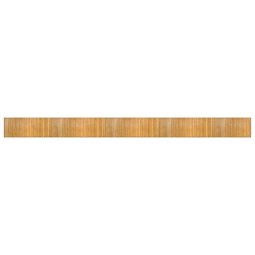 vidaXL Teppich Rechteckig Natur 80x1000 cm Bambus